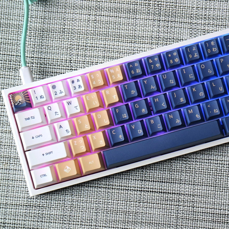 Keycap-Set Traitors UKIYO-E PBT US-Layout – 108 Tasten, Dye-Sub-Beschriftung