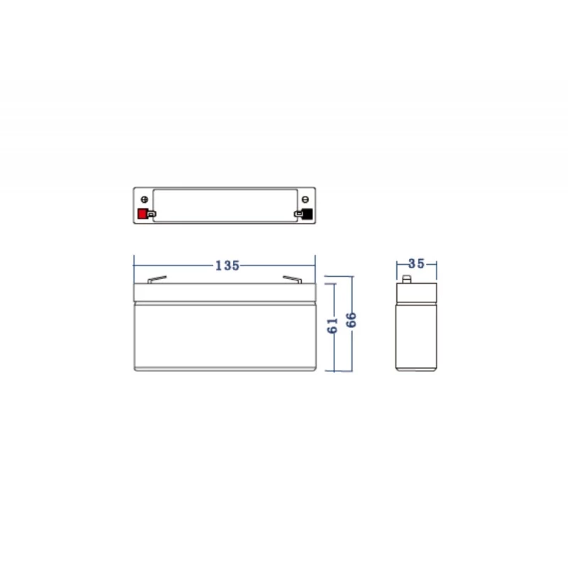 Green Cell AGM39 Industrie-Akku 7200 mAh 6 V