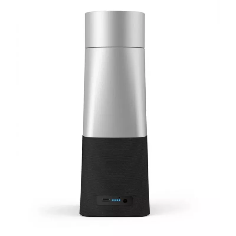 Philips PSE0550 SmartMeeting tragbare 4K-Videokonferenzkamera mit integriertem Mikrofon, 30 fps, USB, Schwarz/Silber