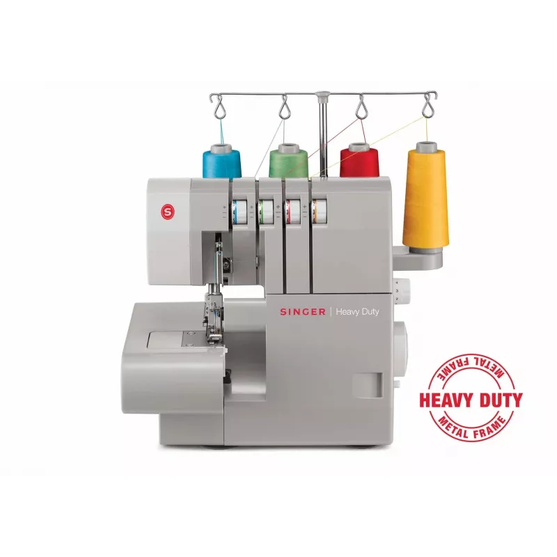 Overlock-Nähmaschine SINGER 14HD854 Heavy Duty elektrisch 120 W Grau