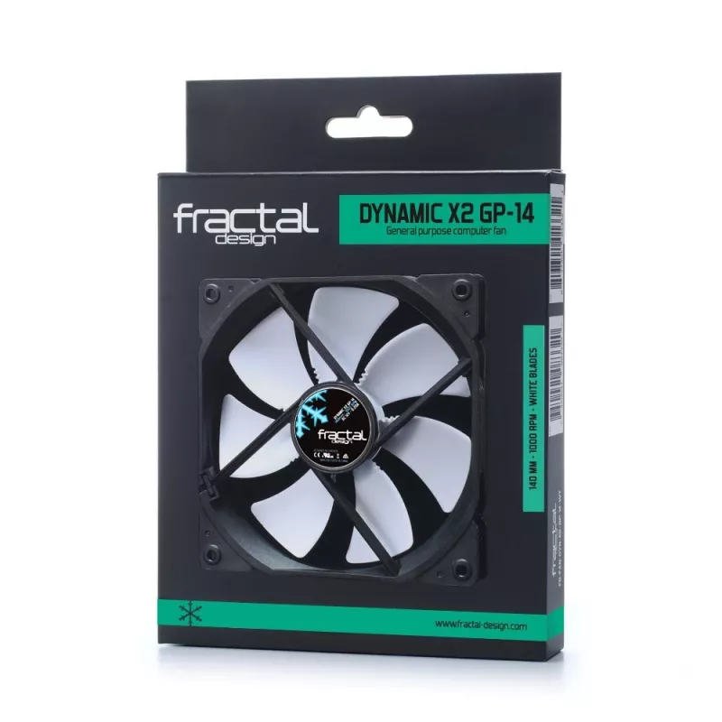 Lüfter Fractal Design Dynamic X2 14 cm Schwarz Weiß