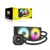 All-in-One-Flüssigkeitskühler Corsair iCUE LINK TITAN RX RGB 12 cm Schwarz