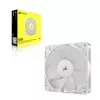Corsair RS120 CO-9050192-WW 120-mm-PWM-Gehäuselüfter, 420–2100 U/min, Einzelpack, weiß