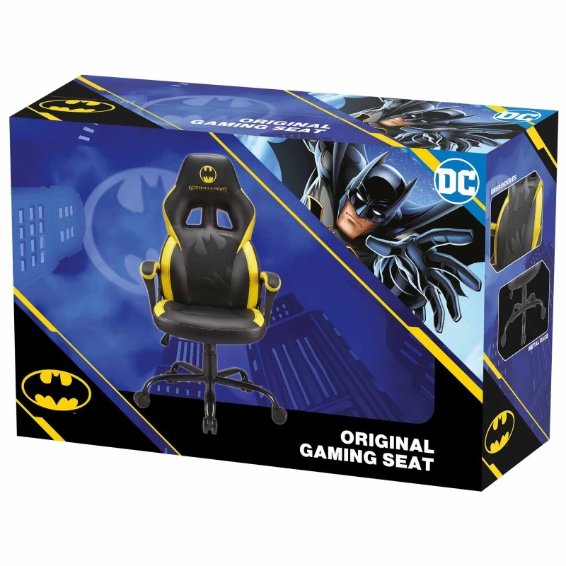 PC-Gaming-Stuhl Subsonic SA5642-B1 gepolsterte Sitzfläche Schwarz Gelb 120 kg