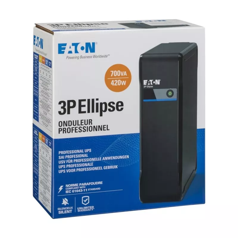 Eaton 3P700I USV Standby Offline 0,7 kVA 420 W 4 AC-Ausgänge