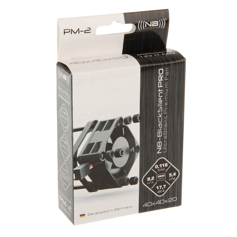 NoiseBlocker SchwarzSilentPRO PM-2 40mm Gehäuselüfter