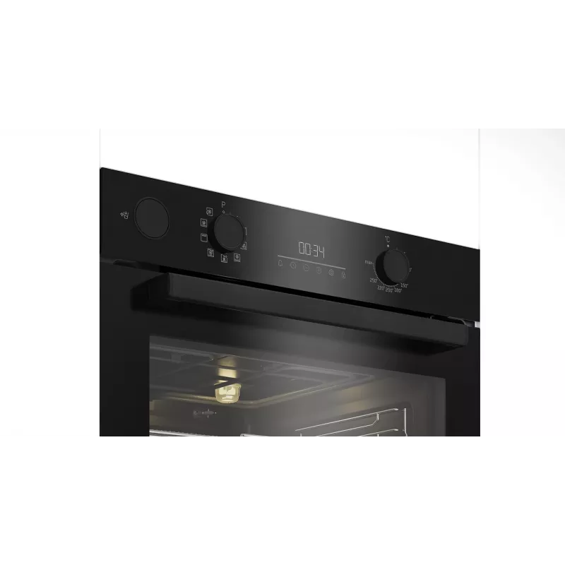 Einbau-Elektrobackofen BEKO BBIS17300BSEA, 60 cm, 72 L, multifunktional, SteamAid™, Airfry, A+