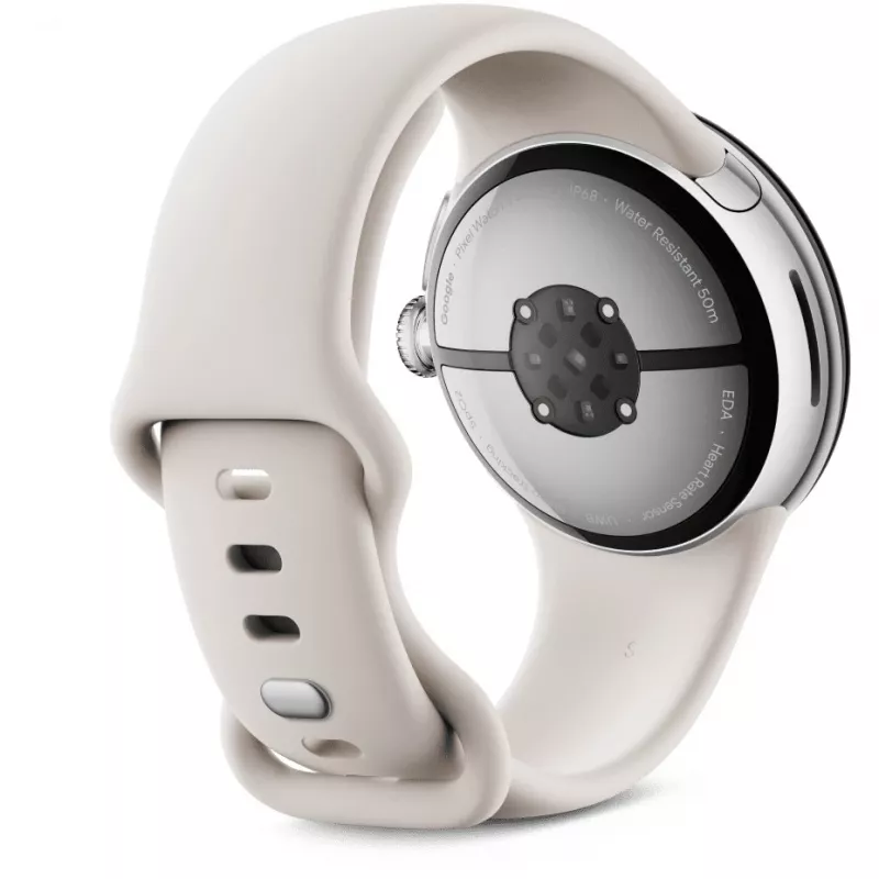 Google Pixel Watch 3 AMOLED 41 mm Digital Touchscreen Silber Wi-Fi GPS (Satellit)