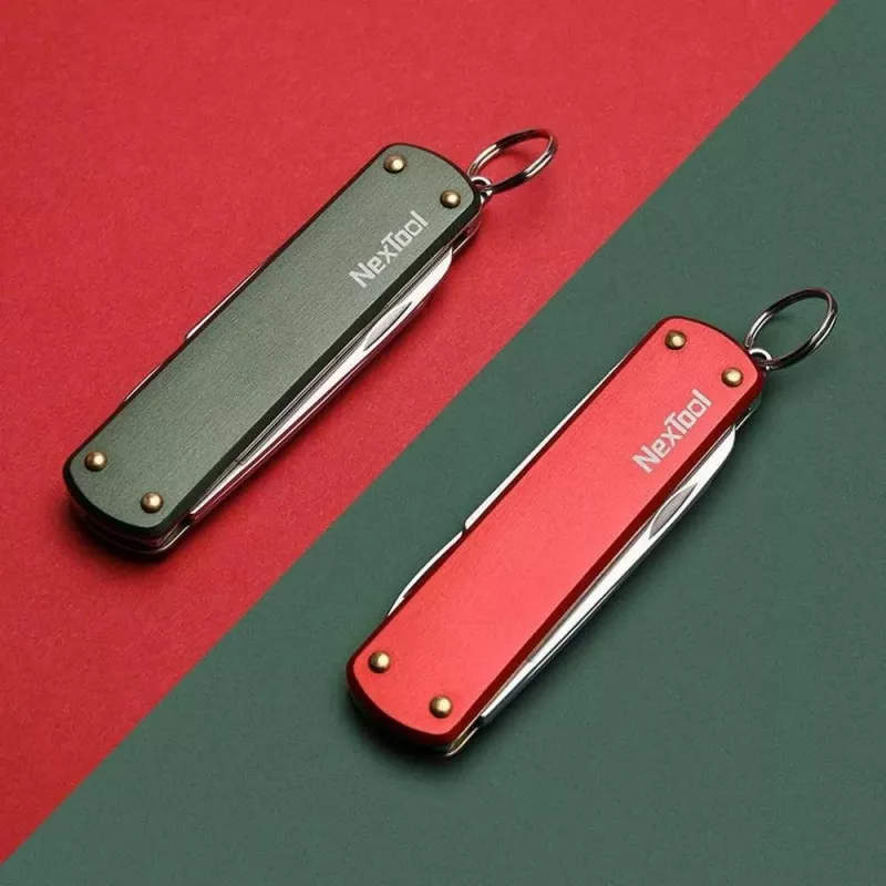 NexTool Mini-Taschenmesser NE0142 4-in-1 rot