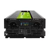 Auto-Wechselrichter Green Cell INVGC24P3000LCD 24V 3000W Reiner Sinus, 230V 50Hz, LCD, Typ F