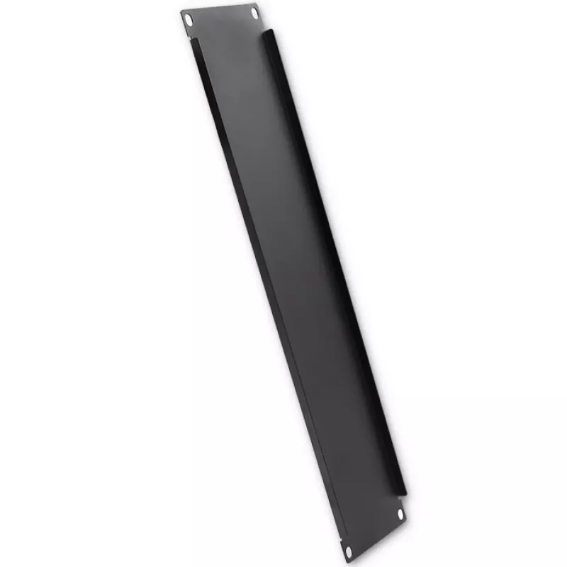 Qoltec 54512 19" Rack-Blindplatte, 2U, Stahl