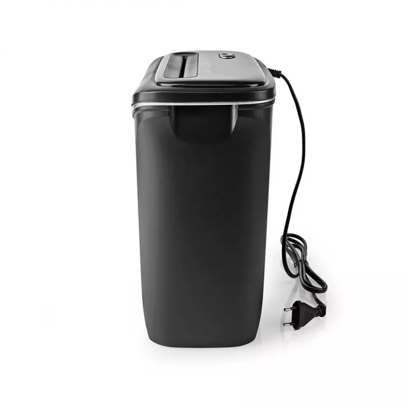 Nedis PASH120BKA4 Aktenvernichter, 12 l, DIN P-4, 190 W, schwarz