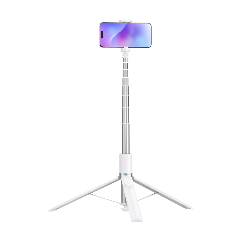 Selfie-Halter-Stativ Telesin 1,8 m — verstellbare 3‑Bein-Unterstützung für Kameras und Smartphones