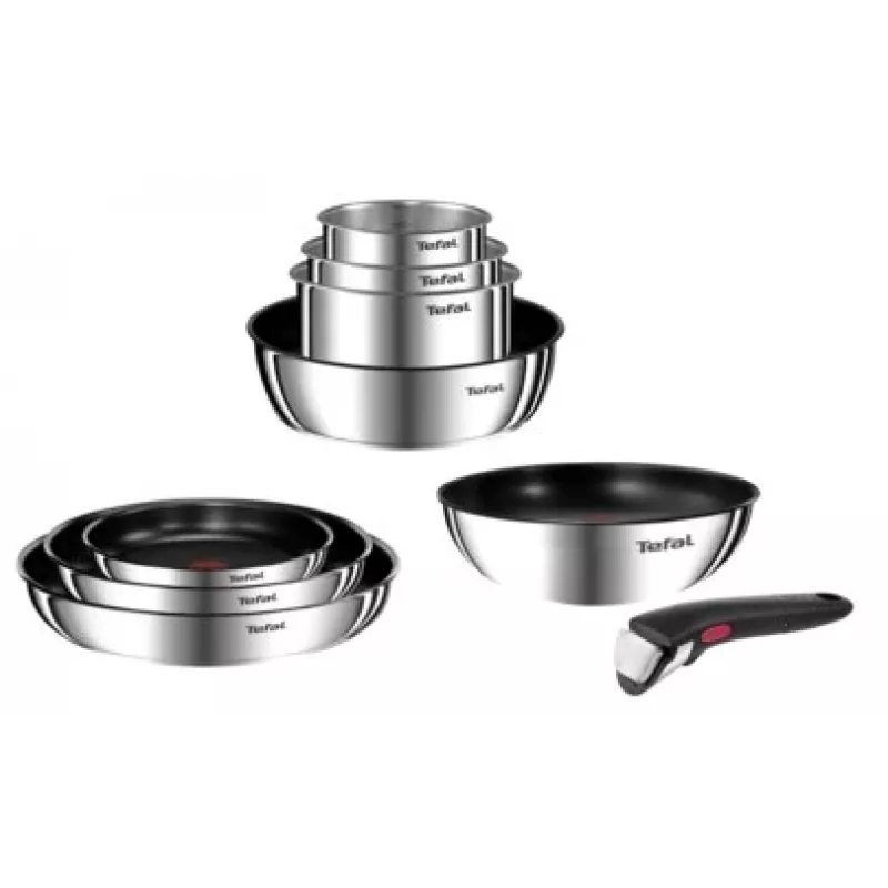 Tefal Ingenio Emotion L897S374 3-teiliges Pfannenset, 24/28 cm mit abnehmbarem Griff