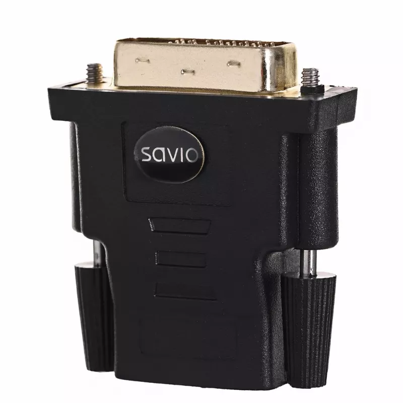 Savio CL-21 Adapter HDMI-Buchse auf DVI-D-Stecker, Schwarz