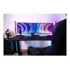 Arozzi Arena Medium Gaming-Tisch ARENA-MEDIUM-PBK, 140 x 75,5 cm, vollflächiges Mikrofaser-Mauspad, Pure Black