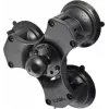 RAM Mounts Twist-Lock Dreifach-Saugnapf-Kugelbasis 3,81 cm Schwarz