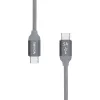 USB-Kabel Nevox 1654 USB 2.0 2 m USB C Grau Silber