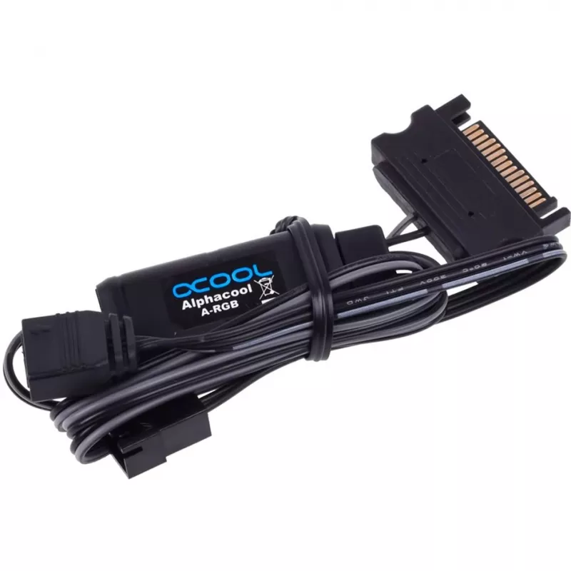 Alphacool Aurora Eiscontrol adressierbarer RGB-Controller, Schwarz