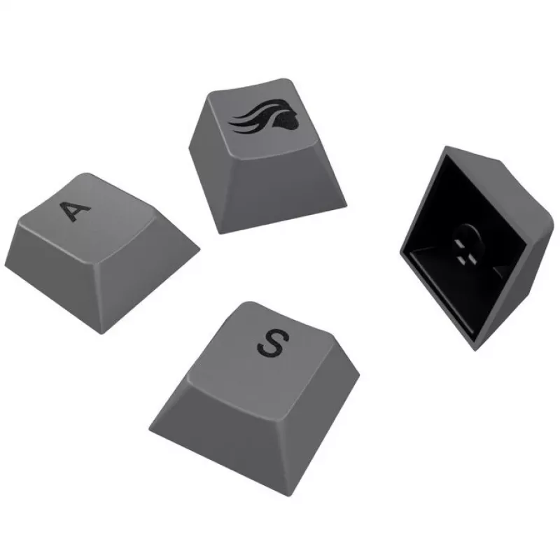 Keycaps GLORIOUS GPBT Basics PBT Dye-Sub Armor Grau ANSI-Layout