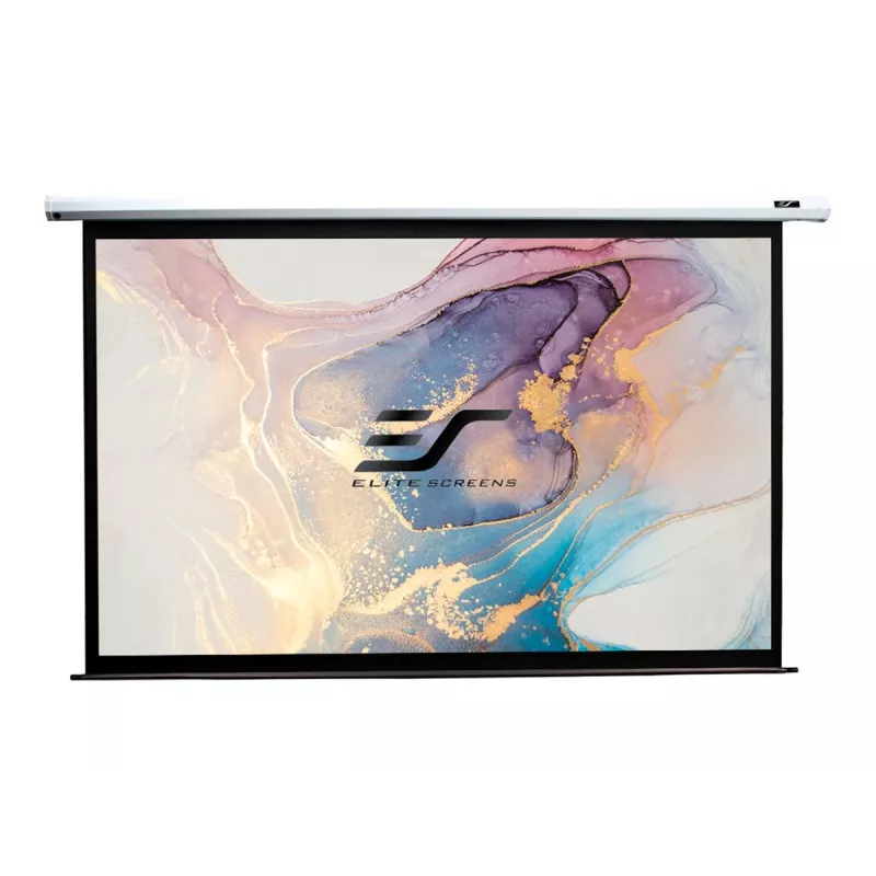 Elite Screens Spectrum Series Electric100V motorisierte Projektionsleinwand, 100 Zoll (254 cm), 4:3, MaxWhite Gain 1,1, Weiß