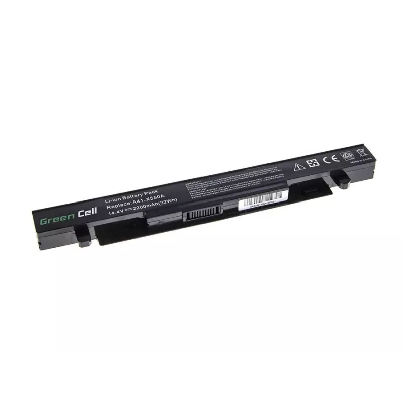 Battery Green Cell AS58 for ASUS laptops — Li-Ion 2200 mAh, 14.4 V, 4 cells, Schwarz
