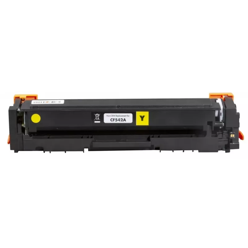 Static Control 002-01-SF542A kompatible Tonerkartusche, Gelb, 1300 Seiten, Alternative zu HP 203A CF542A / Canon 054