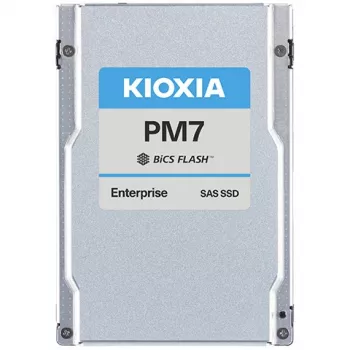 2,5 Zoll SAS SSD Kioxia PM7‑V 3,2 TB BiCS FLASH TLC – 4200 MB/s Lesen, 3650 MB/s Schreiben