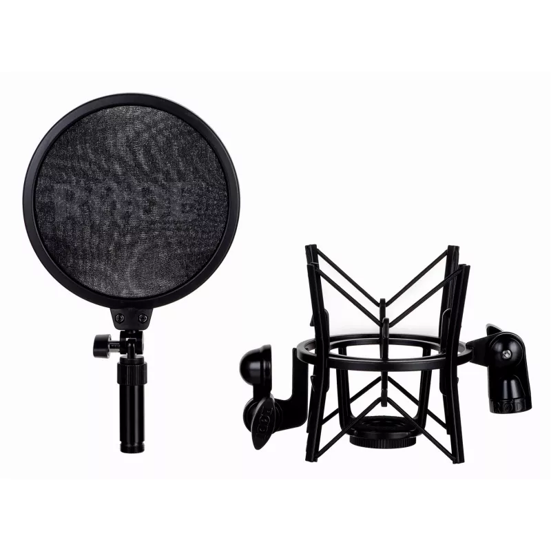 RODE SM6 Stoßdämpferhalterung mit Popfilter, Schwarz