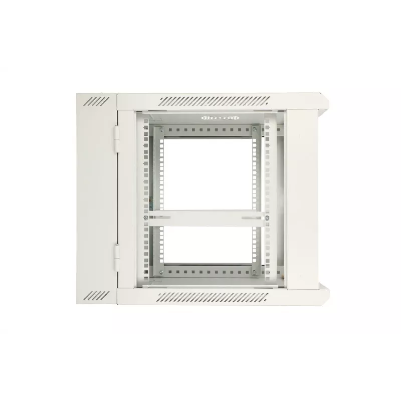 Extralink Rackmount-Schrank 9U 600x600 AZH Grau wandmontiert, schwenkbar