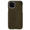 Handyhülle Krusell Birka für Apple iPhone 11 Pro Max, dunkelbraune Hülle im Lederstil