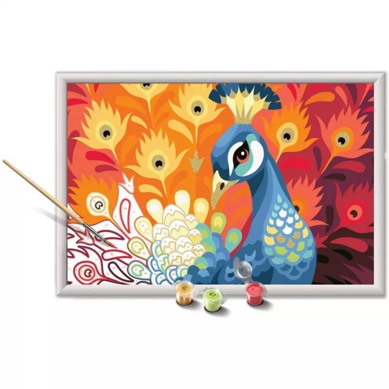 Mal- und Gießset Ravensburger CreArt Proud Peacock — Malset