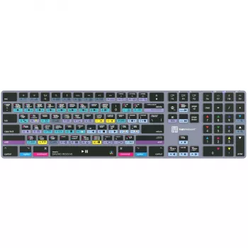 Logickeyboard LKB-RESB-TM-UK Office Bluetooth QWERTY Tastatur Grau Titanium