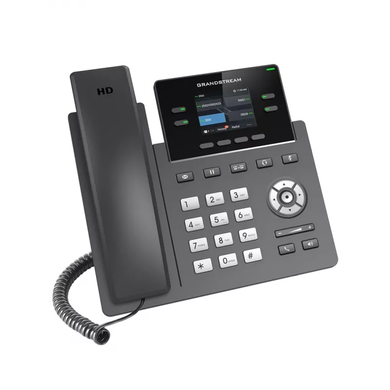 Grandstream Networks GRP2612 IP-Telefon Schwarz 2 Leitungen
