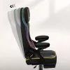 Gaming-Stuhl huzaro HZ-FORCE 4.6 RGB Schwarz Mesh — ergonomisch, höhenverstellbar, RGB-Beleuchtung, Stoffsitz, max. 130 kg