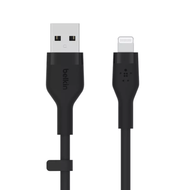 Belkin BOOST CHARGE Flex USB-A-auf-Lightning-Kabel CAA008BT1MBK, 1 m, Schwarz