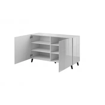 Cama Sideboard 2D REJA weiß glänzend/weiß glänzend