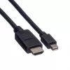 ROLINE Videokabel - Mini DisplayPort (M) auf HDMI (M)