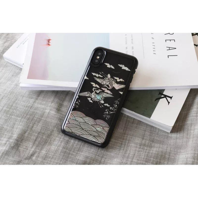 iKins Crane Hülle für iPhone XS/X, Schwarz, K1697J