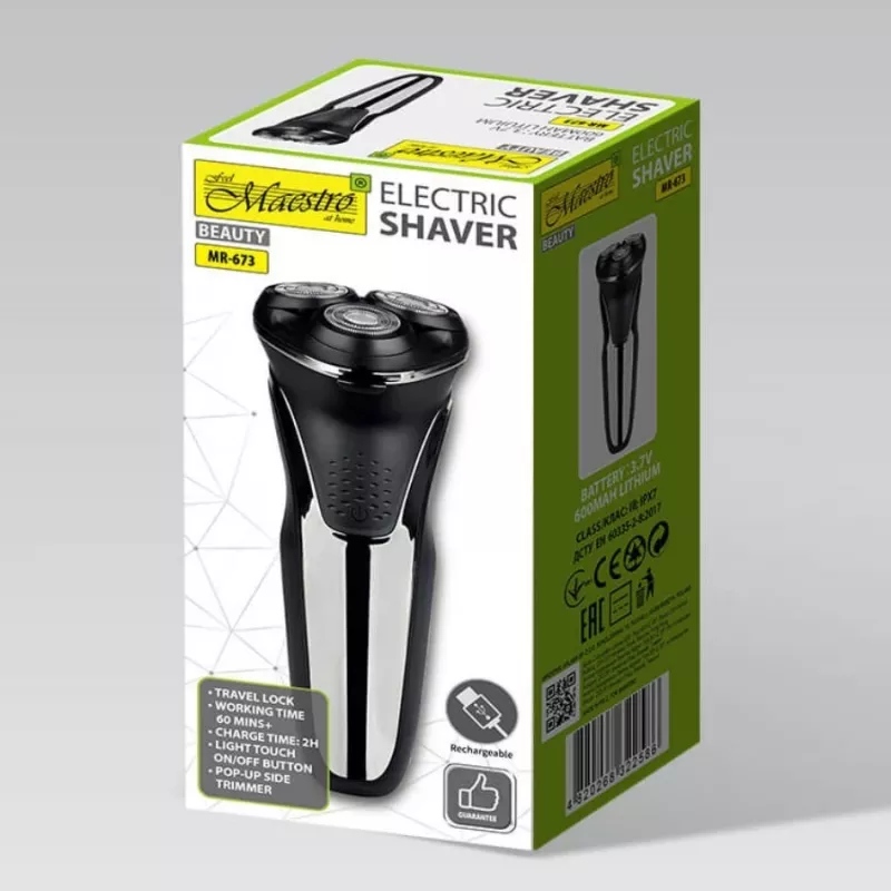MAESTRO MR-673 USB Elektrorasierer