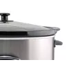Beper BC.510 digitaler Slow Cooker, 4,5 l, 280 W, Edelstahl