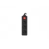 Lanberg PS1-03E-0150-BK Verlängerungskabel (1,5 m, Schwarz)