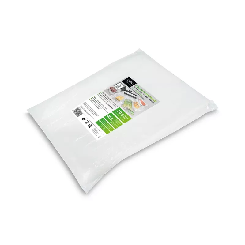 Caso 01123 strukturierte Vakuumbeutel, transparent, 30 x 40 cm (60 Stück)