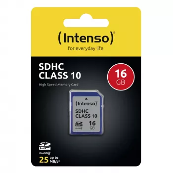 Intenso Speicherkarte 16 GB SDHC Class 10 3411470