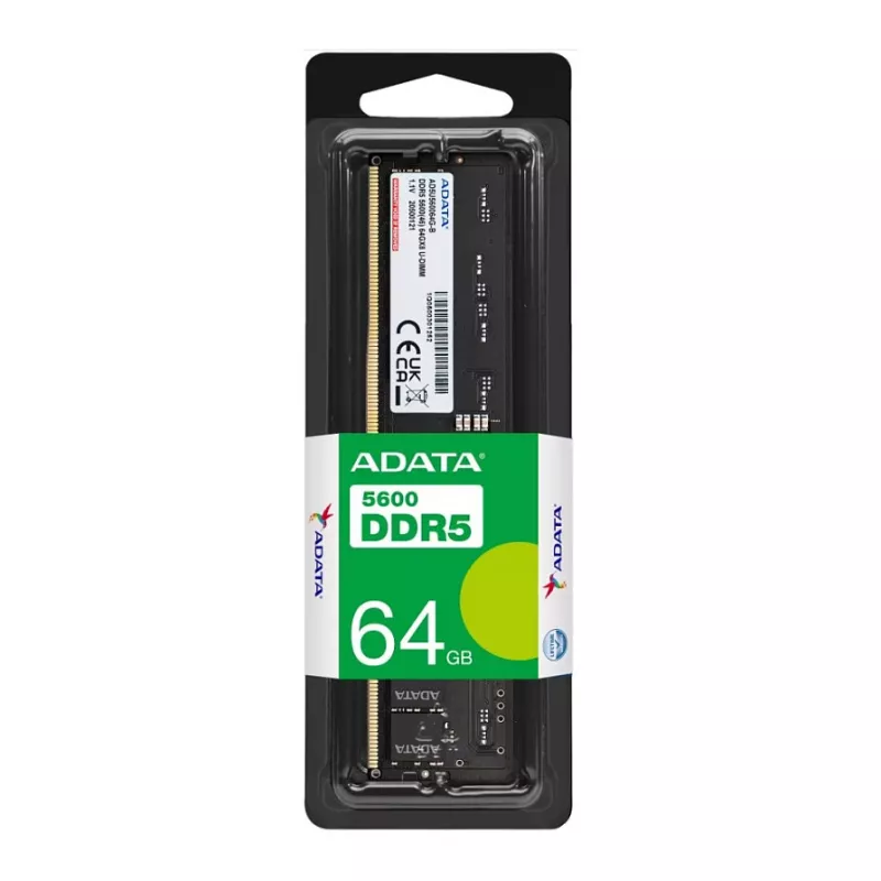 ADATA AD5U560064G-S Speichermodul 64 GB 1 x 64 GB DDR5 5600 MT/s 288-polig DIMM