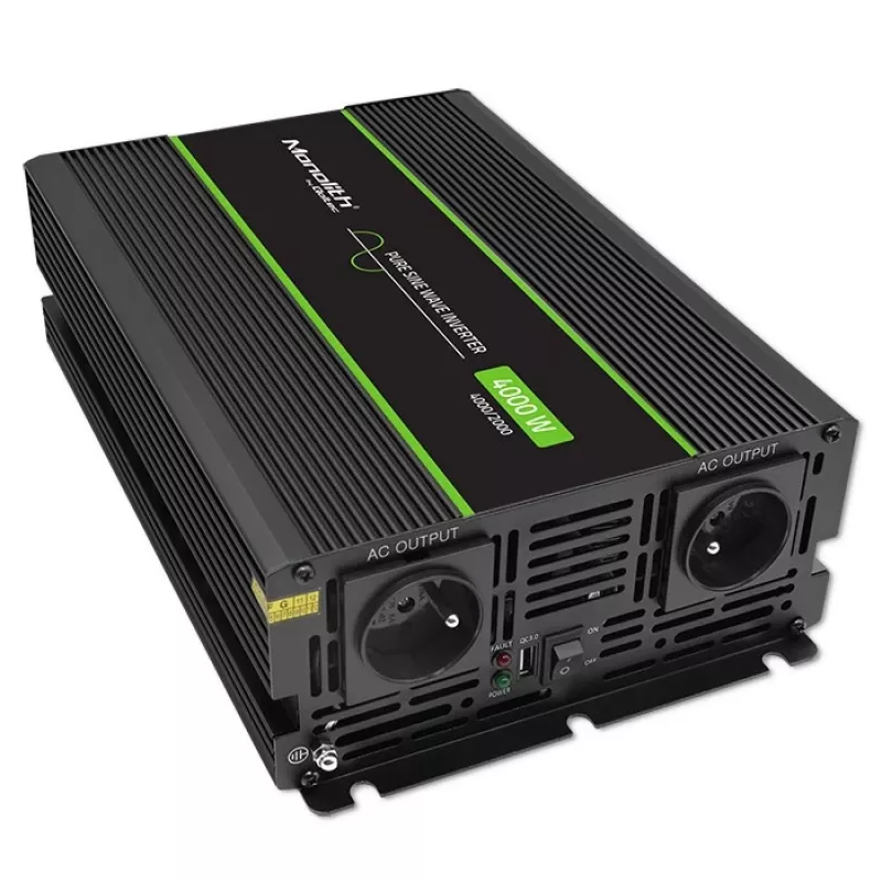 Qoltec Monolith Netzteil Auto 4000 W Schwarz