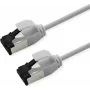 ROLINE S/FTP Patchkabel Cat.8.1, schlank, PoE, Weiß, 0,3 m (21.15.3466)