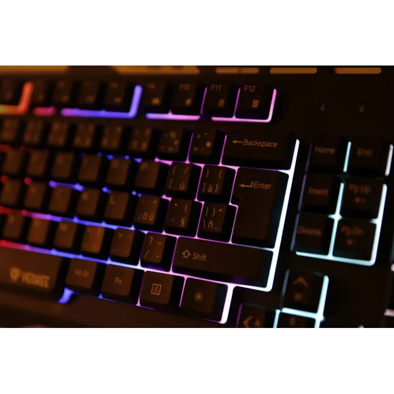 Tastatur YKB 3200 SHADOW metal, LED
