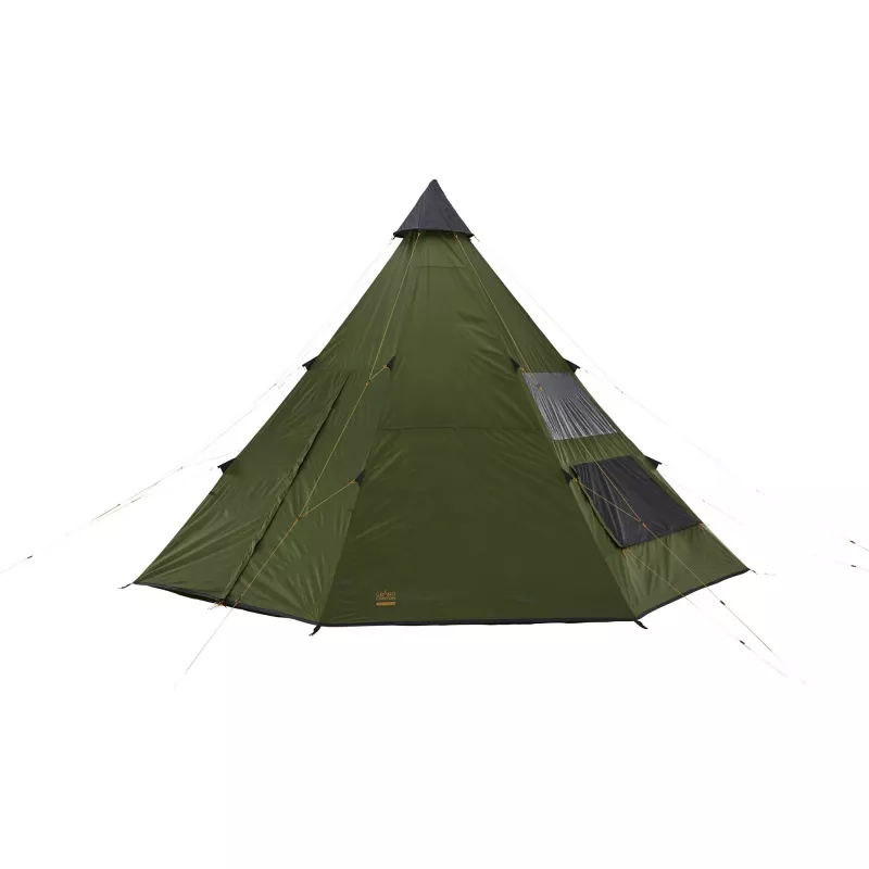 Zelt Grand Canyon Schwarz FALLS 8 8P oliv — 8-Personen-Campingzelt