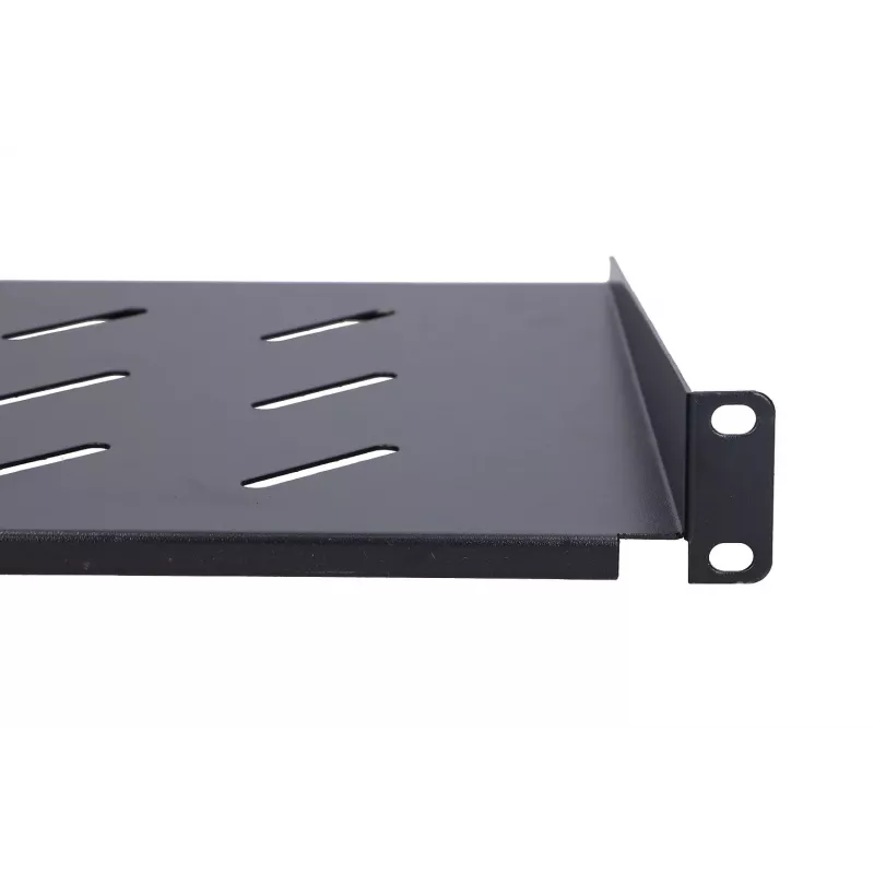 Extralink EX.14480 Fachboden für 19-Zoll-Schränke, Stahl, schwarz, 1U, 350 mm